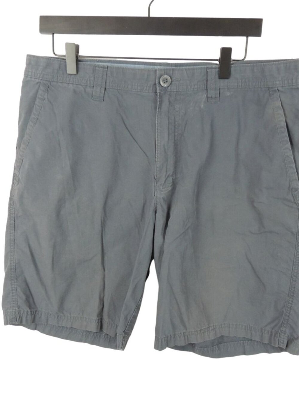 Columbia Men's Gray Chino Flat Front Outdoor Short's Size 36